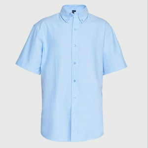 Jayson - Camisa Oxford Regular M/C Celeste Xl