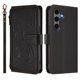 thumbnail image 2 of Funda Cartera Mariposa para [Samsung Galaxy S24 Plus] con Soporte y Cremallera Negro, 2 of 6