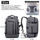 thumbnail image 5 of Mochila de viaje BANGE de 40 L con compartimento para laptop, resistente al agua, 5 of 7