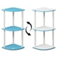 thumbnail image 3 of Estante de esquina Furinno TURN-N-TUBE de 3 niveles, azul claro, 3 of 8