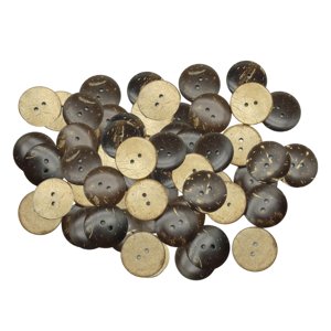 Magideal - 100 Uds. Botones Diy De Cáscara , Para Álbum De Recortes, , Chaqueta , 2 Agujeros 15Mm 2 Agujeros15Mm