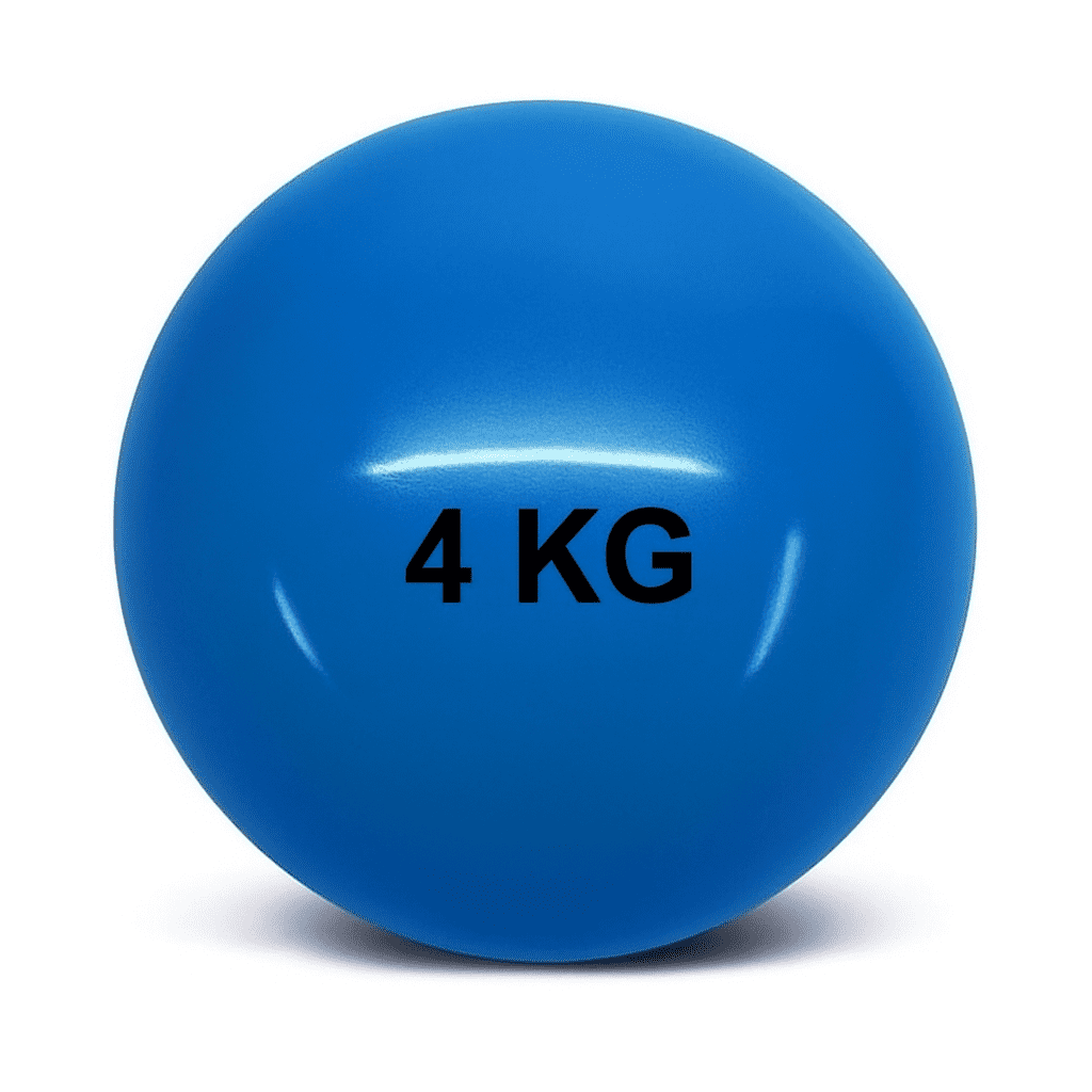 Ak Sport - Balón Medicinal Rehabilitación Silicona Sin Rebote 4 Kilos Aksport Crossfit