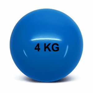 Ak Sport - Balón Medicinal Rehabilitación Silicona Sin Rebote 4 Kilos Aksport Crossfit