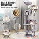 thumbnail image 3 of Cat Tree VEVOR de 63 pulgadas con 2 condominios para gatos, rascador, 3 of 9