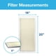thumbnail image 2 of Filtro de Aire Filtrete Paquete de 6 14x20x1 MERV 5 MPR 300, 2 of 9