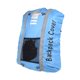 thumbnail image 2 of Mochila con mochila de 25-40 l bolsa de lluvia contra el polvo cubierta con casco azul cielo, 2 of 3