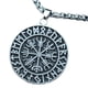 thumbnail image 4 of con colgante para hombre, de runas, es, cadena, joyería nórdica, regalos para hombres, papá, , cadena pteado cadena de metal plateado, 4 of 5