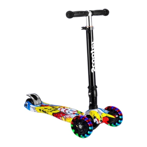 Puntostore - Scooter Aluminio De 4 Ruedas Ilumindas Diseño - Ps