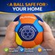 thumbnail image 4 of Pelota de fútbol PLAYPRO talla 4 para interior, espuma suave, azul, 4 of 4