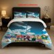 thumbnail image 1 of Naniwadanshi Youthful Vitality Cover Pattern Set Soft and Comfortable Bedding Set Suitable for All Seasons, 1 of 1
