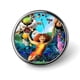 thumbnail image 1 of Los Croods-Theme Round Button Badge: Premium Metal Construction, Ideal for High-End Events 2.8 cm, 1 of 6