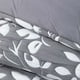 thumbnail image 2 of Cobertor Jacquard King Hojas Gris, 2 of 4