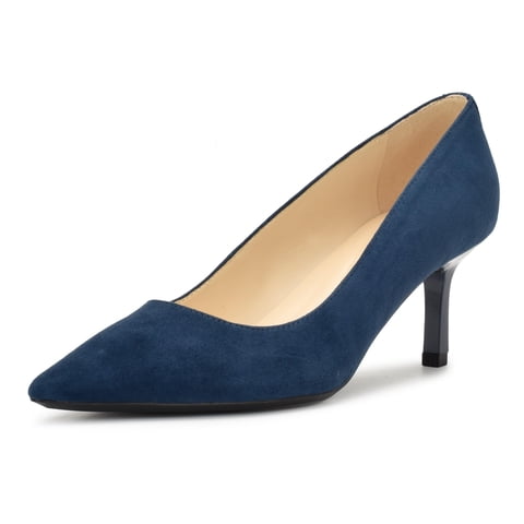 Zapatos Nine West Kuna9X9 Pump Para Mujer Azul Marino Talla 5