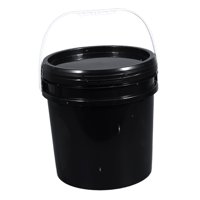 Magideal - Contenedor De Almacenamiento De Alimentos, Contenedor Portátil Resistente Con Asa Y Tapa, Cubo Sólido Multiusos Para Proyectos De Manualidades Y Hogar 15 Litros