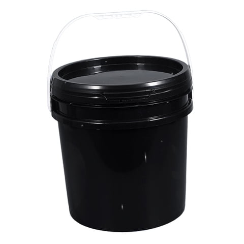 Magideal - Contenedor De Almacenamiento De Alimentos, Contenedor Portátil Resistente Con Asa Y Tapa, Cubo Sólido Multiusos Para Proyectos De Manualidades Y Hogar 15 Litros