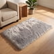 thumbnail image 4 of REGALWOVEN Alfombra de Área Suave y Peluda, Alfombras de Dormitorio Ultra Esponjosas, Alfombra Peluda Antideslizante para Habitación, Guardería, Dormitorio Gris 35" x 24", 4 of 5