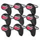 thumbnail image 2 of 9x Shark Golf Iron Head Fundas Cuero PU Golf Club Headcovers Negro, 2 of 5