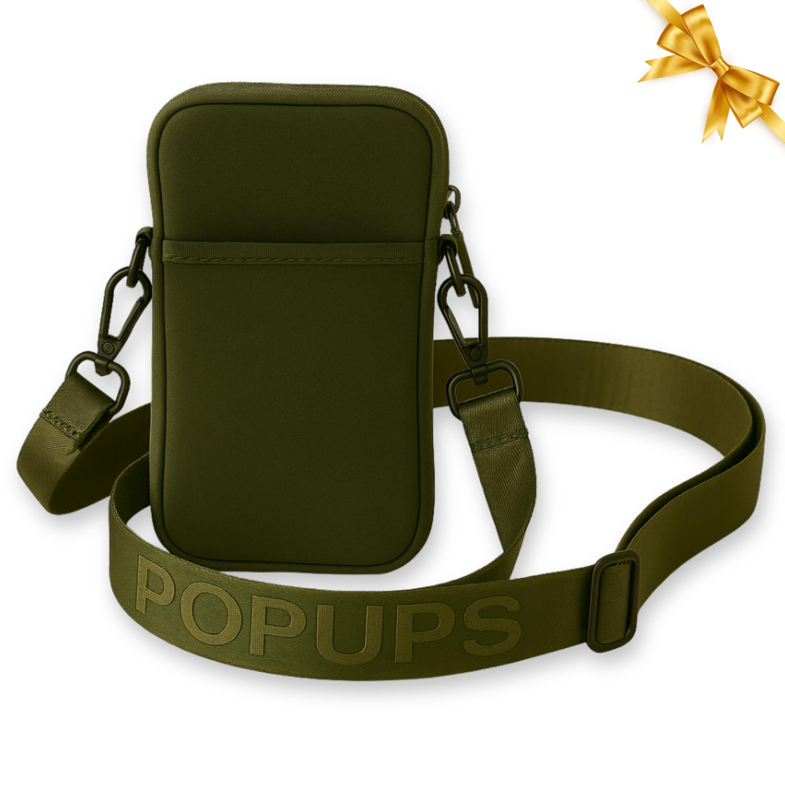 Bolsa Bandolera De Neopreno Popups Para Mujer Safari Green