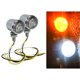 thumbnail image 2 of (W) Cromo Blanco Ámbar LED Dual de Alta Potencia Luz de Marcha, Intermitente y Luz Antiniebla Off‑ro, 2 of 3