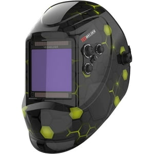 Casco De Soldadura Yeswelder Lyg-M800H-A Con Oscurecimiento Automático De Energía Solar