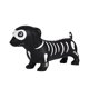 thumbnail image 1 of Juguete de Apretar Sunny Days Perro Salchicha Esqueleto, 1 of 6