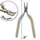 thumbnail image 4 of Alicates de punta curva tipo chain nose The Beadsmith de acero pulido de 16 cm, 4 of 7