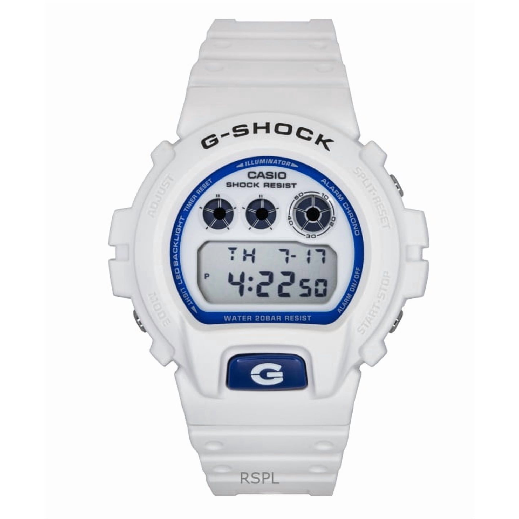 Reloj Digital Casio G-Shock Blanco Hombre | Lider