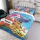 thumbnail image 3 of Super Wings Conjunto de sábanas temático, trío de piezas, cómodo y amigable con la piel, diseño único, regalo de decoración para el hogar para familiares, amigos y fans, 90 cm * 190 cm, 3 of 6