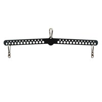 Magideal - Accesorios Para Máquina De Cables De Barra En T Extraíble Lat, Barra Esparcidora De Agarre Múltiple, Barra Desplegable Para Ejercicio Físico En Casa, 77Cm