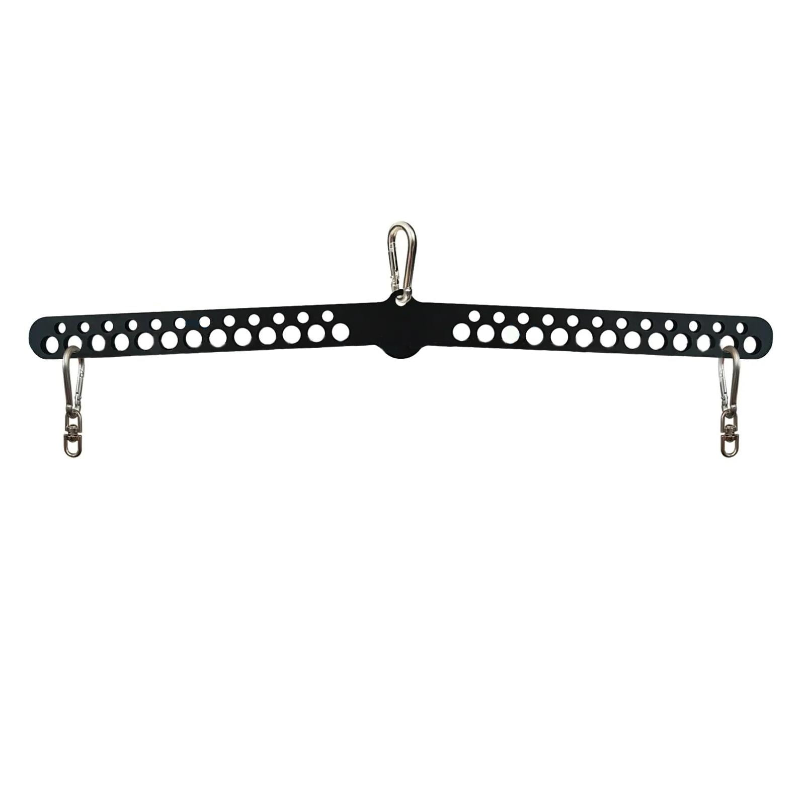 Magideal - Accesorios Para Máquina De Cables De Barra En T Extraíble Lat, Barra Esparcidora De Agarre Múltiple, Barra Desplegable Para Ejercicio Físico En Casa, 77cm