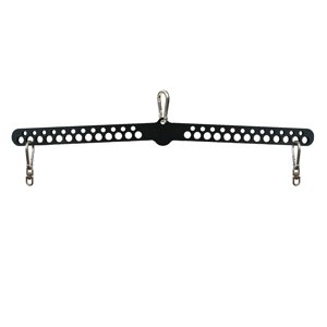 Magideal - Accesorios Para Máquina De Cables De Barra En T Extraíble Lat, Barra Esparcidora De Agarre Múltiple, Barra Desplegable Para Ejercicio Físico En Casa, 77Cm