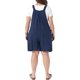 thumbnail image 3 of Agnes Orinda Women's Plus Size Pantalones Cortos Ajustables Sin Mangas Peto Plisado Monos Verano Casual Overoles Cortos con Bolsillo 2X Azul Marino, 3 of 6