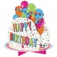 thumbnail image 1 of Centro de mesa Beistle 3D Happy Birthday, autoensamblable, 26 cm, 1 of 1