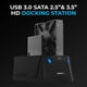 thumbnail image 4 of Estación de acoplamiento de disco duro SABRENT USB 3.0 a SATA I/II/III, 4 of 7
