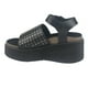 thumbnail image 2 of Sandalia Chalada Mujer Viru-29 Negro Plataforma, 2 of 6