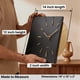 thumbnail image 3 of Reloj de pared Driini negro y dorado 35 × 30 × 4 cm (batería), 3 of 6