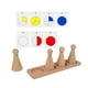 thumbnail image 5 of Materiales matemáticos Montessori, manipuladores matemáticos de equivalencia con muñecos de clavija, clasificación de formas para niños, niños y niñas, 5 of 5