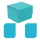 thumbnail image 3 of Caja De Baraja De Cartas Con Funda, Soporte Para Tarjetas, Pantalla Portátil Premium, Caja De Naipes, Cuadrícula, Azul Claro, 3 of 3