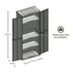 thumbnail image 5 of Armario grande multiuso almendra Rimax Ruedas No 18 kg por repisa Gris, 5 of 5