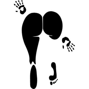 Rienda Libre - Sticker Booty Butt Body Print Buttocks Auto Camioneta Suv