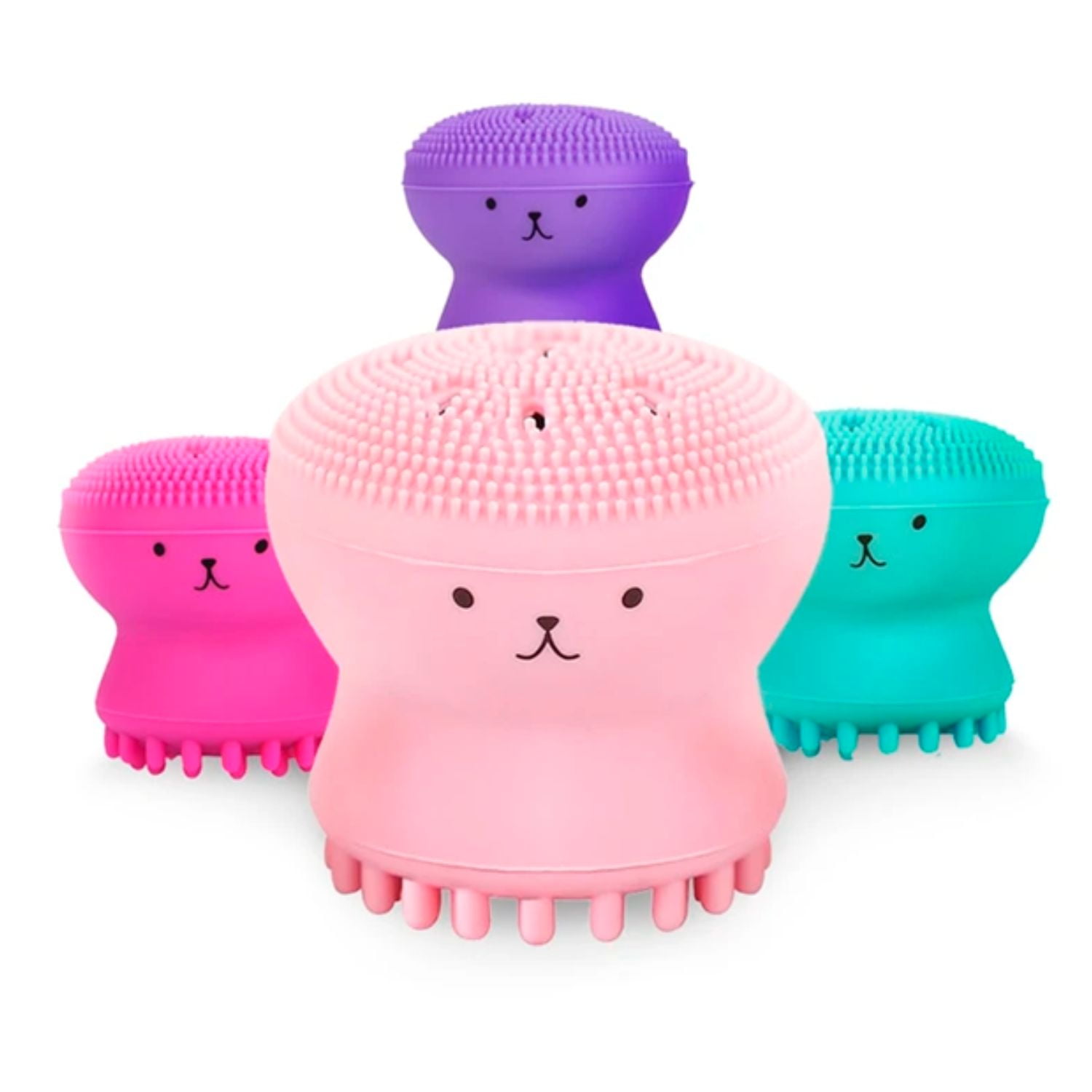 Store Montt Spa - Set 3 Pulpito De Limpieza Facial Cepillo Esponja Exfoliante