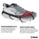 thumbnail image 3 of Crampon de tracción Kahtoola MICROspikes Ghost - Lava - M, 3 of 5