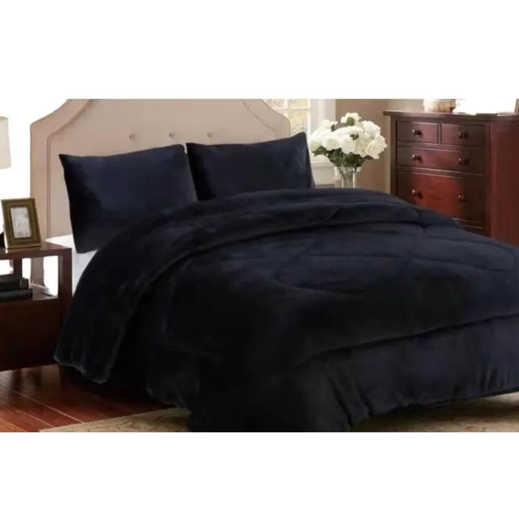 Genérico - Cobertor Plush Con Chiporro 2 Plazas + 2 Fundas Almohada