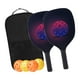 thumbnail image 5 of Juego De Palas De Pickleball, Bolsa De Almacenamiento De Raquetas, Agarre Cómodo Para Mujeres, Hombres De Interior, Juego De 2 Raquetas, 5 of 5