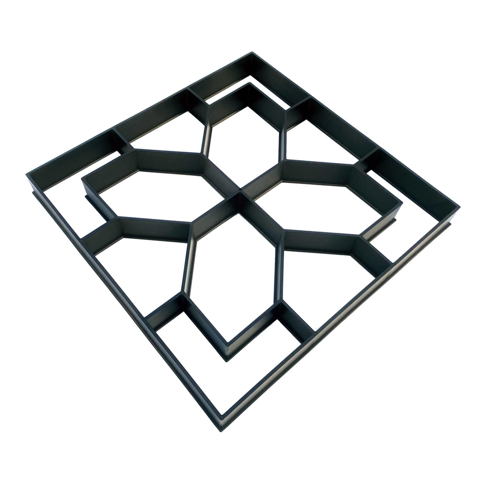 Magideal - Molde Para Caminos De Piedra, Molde Para Pavimento De Hormigón, Molde Para Pavimento De Piedra Para Patio, Molde Para Pavimento De Piedra Reutilizable Estilo B