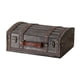 thumbnail image 3 of Cofre Del Tesoro De Madera, Colección De Decoración Para El Hogar, Caja Decorativa De Mesa Hecha A Mano, Color Gris, 3 of 5