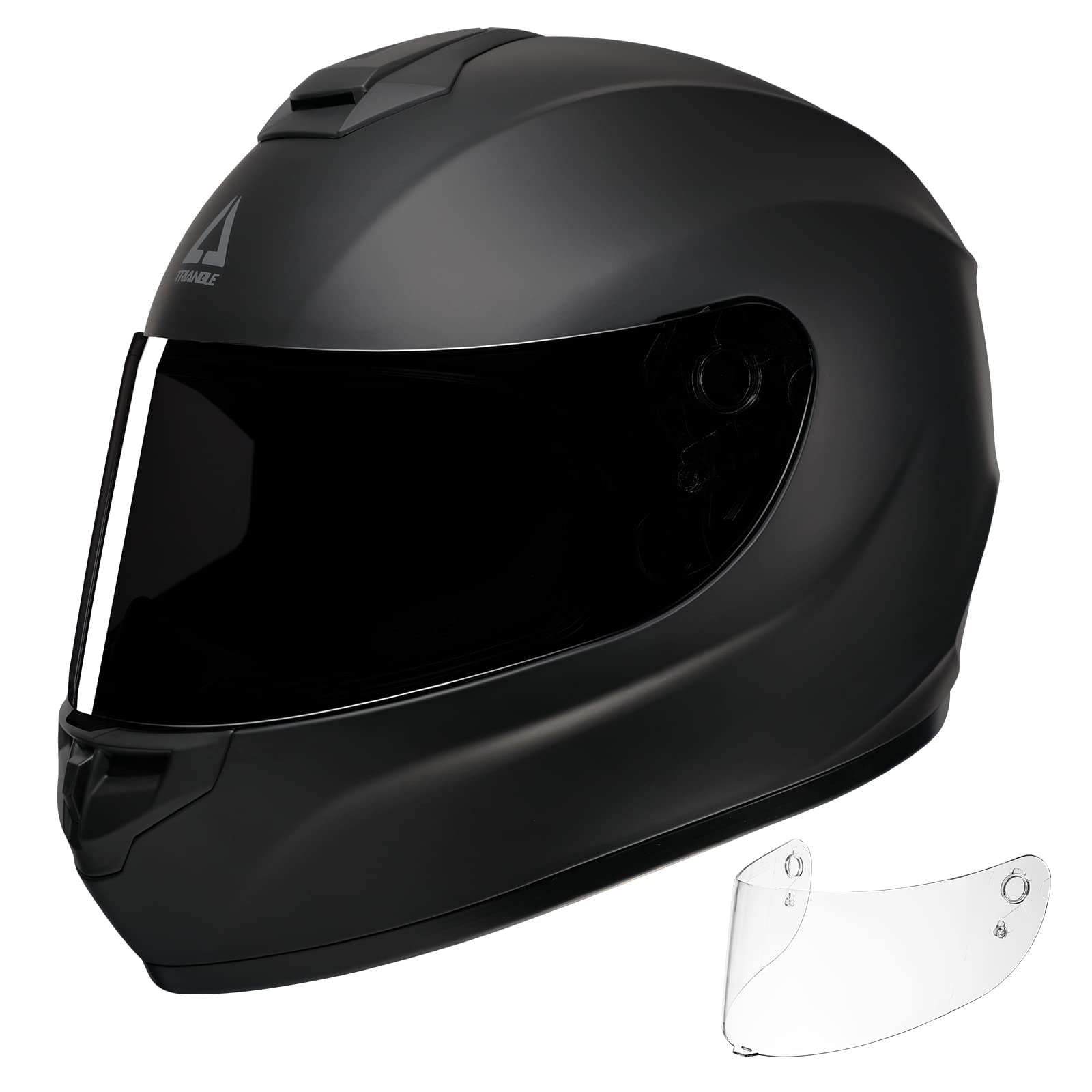 Casco De Moto Triangle Full Face Para Adultos Aprobado Por El Dot