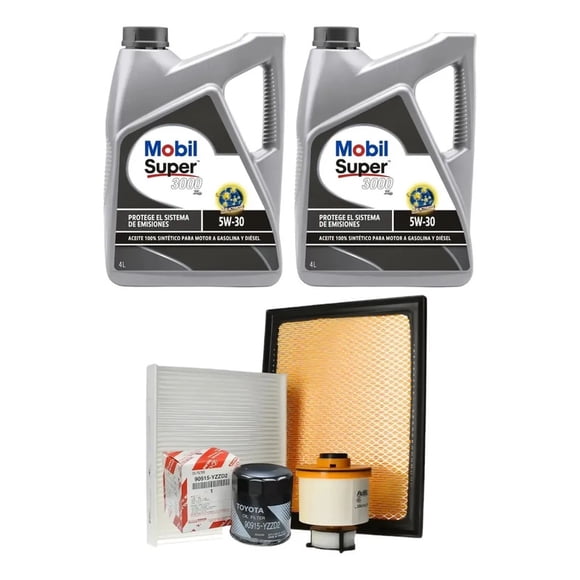 Kit Mantencion Aceite Filtros Toyota Hilux 2.4 2.8 Año 2016