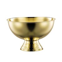 Bothyi - Cubo De Hielo Para Fiesta, Cubo Resistente Para Enfriar Vino, Para Barbacoa, Vacaciones, Boda, Dorado