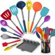 thumbnail image 1 of Set de Utensilios de Cocina HOTEC 14 Piezas Silicona Resistente 446F, 1 of 3